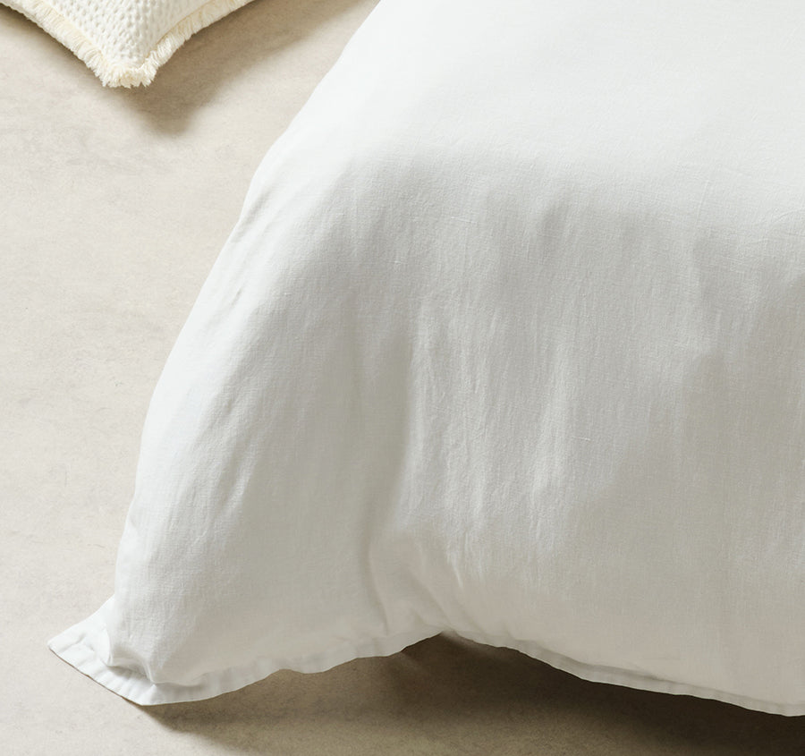 Connie Quilt Cover Set Range White