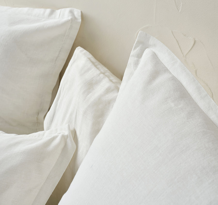 Connie Quilt Cover Set Range White