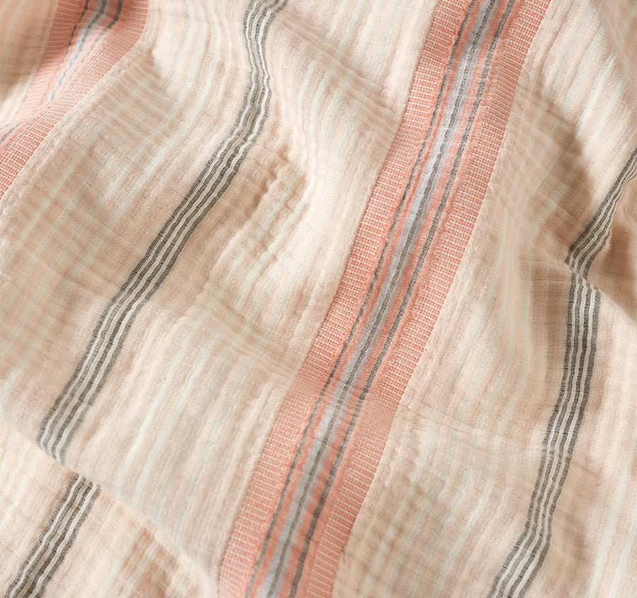 Coolum Quilt Cover Set Range Papaya