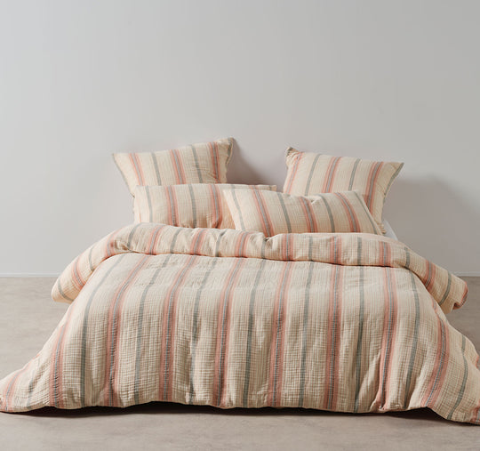 Coolum Quilt Cover Set Range Papaya