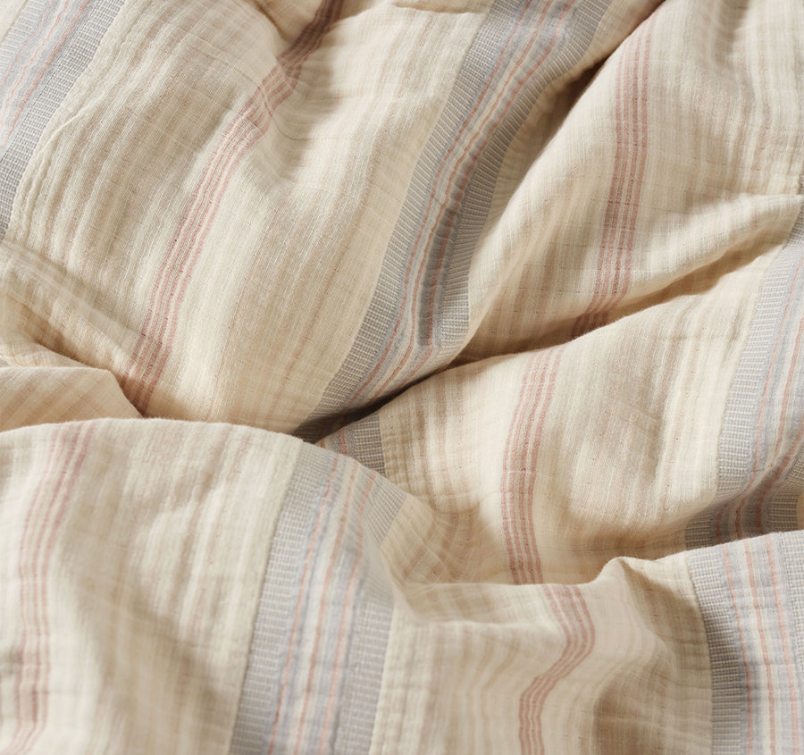 Coolum Quilt Cover Set Range Silver