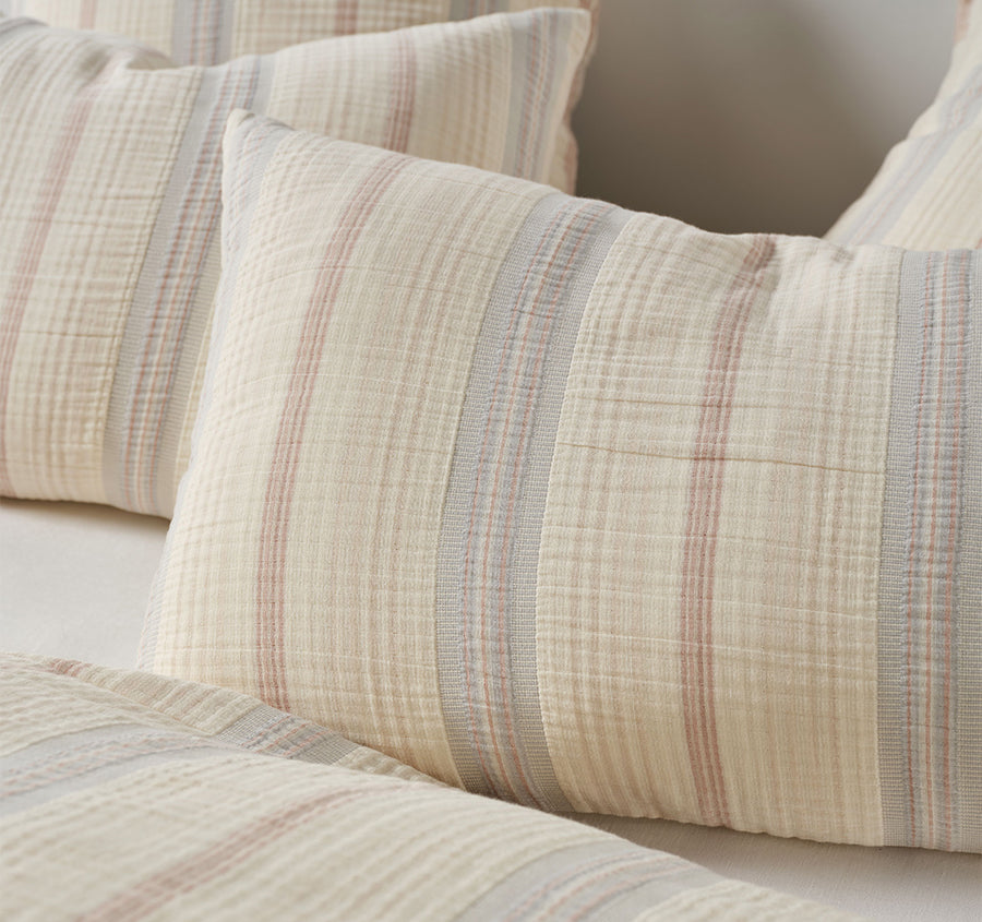 Coolum Quilt Cover Set Range Silver