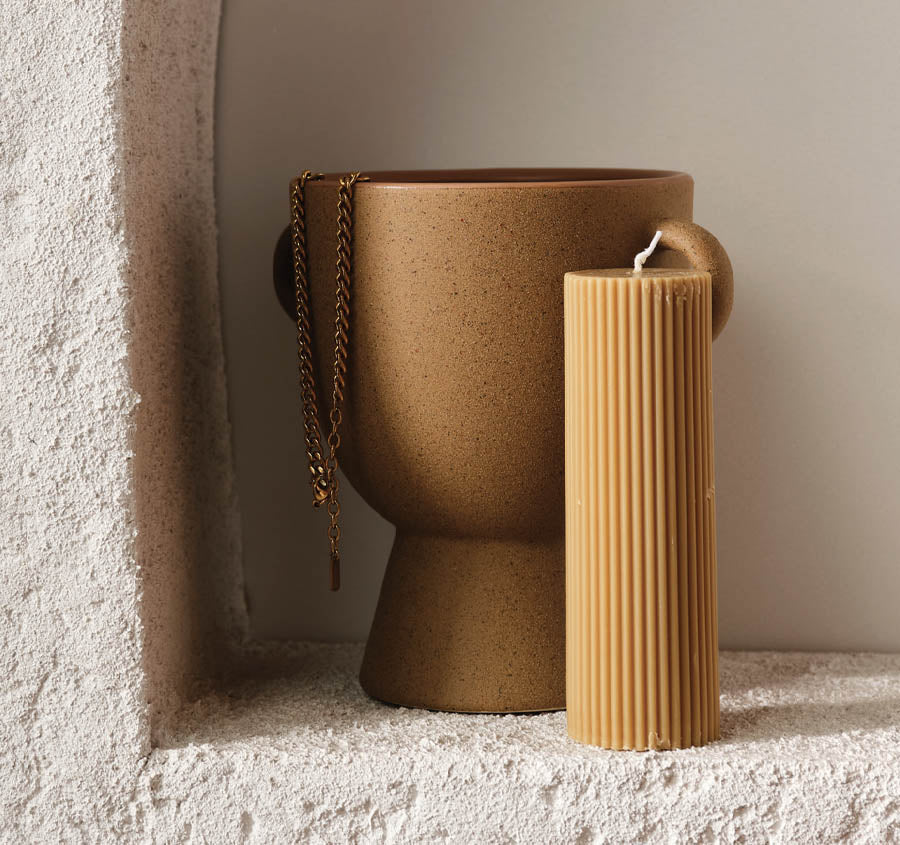 Cora 19cm Vase Desert Sand