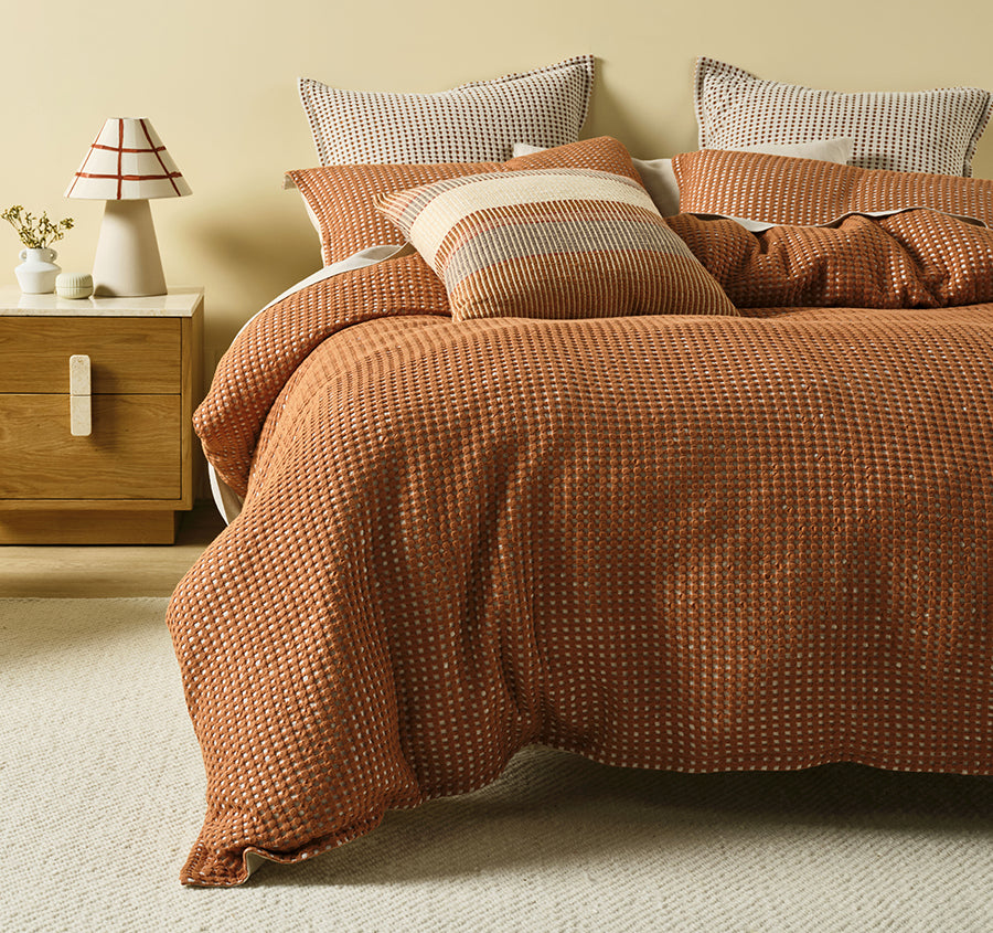 Cotswold Quilt Cover Set Range Ginger