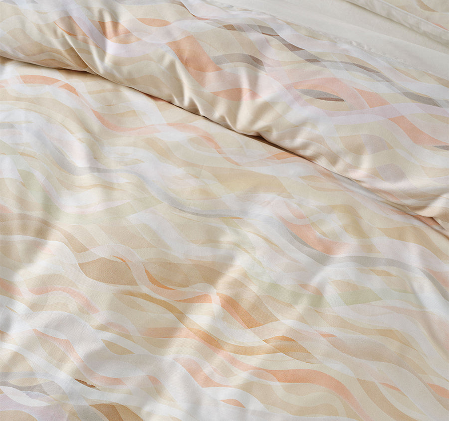 Currumbin Quilt Cover Set Range Peach