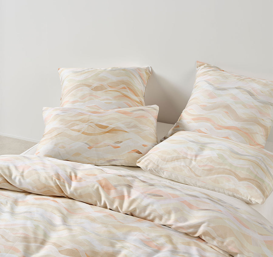 Currumbin Quilt Cover Set Range Peach