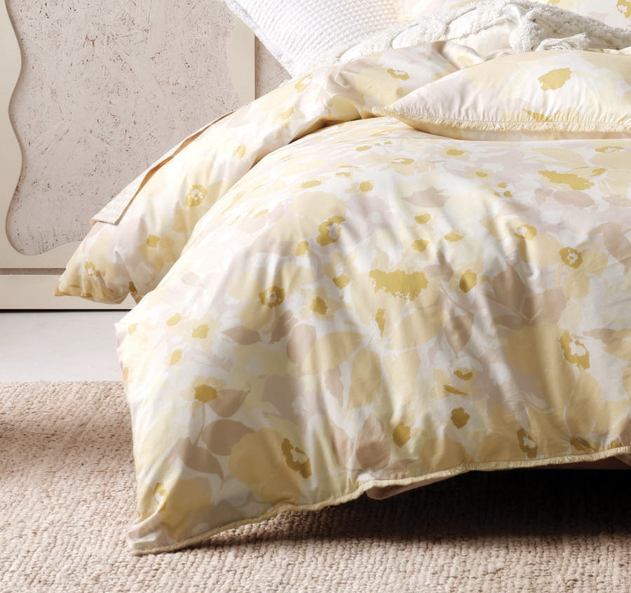 Daffodil Garden Quilt Cover Set Range Yellow
