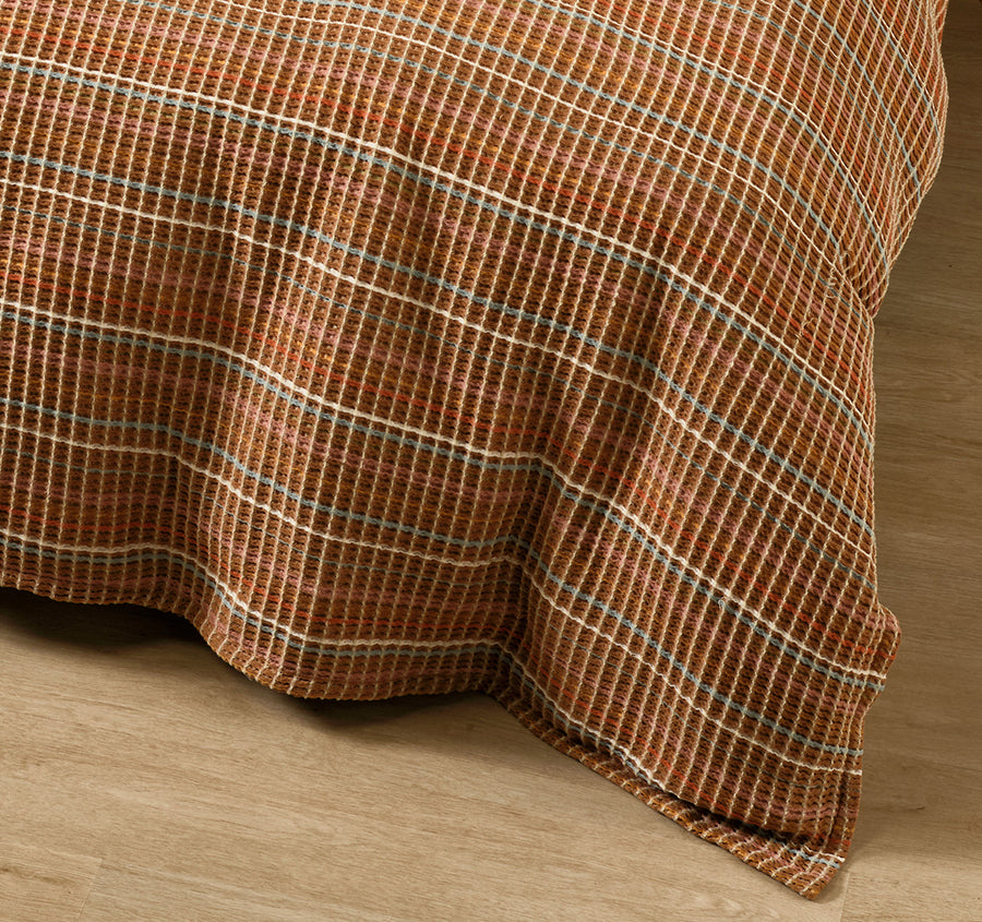 Dana Quilt Cover Set Range Cinnamon