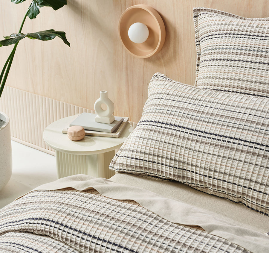 Dana Quilt Cover Set Range Mushroom