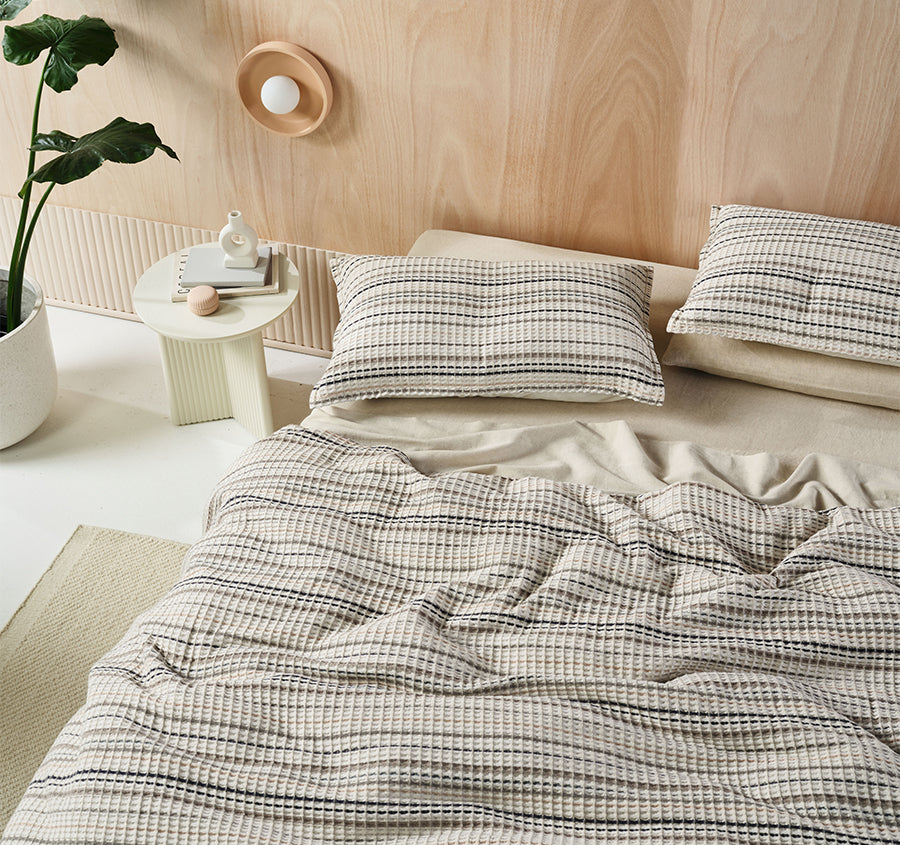 Dana Quilt Cover Set Range Mushroom