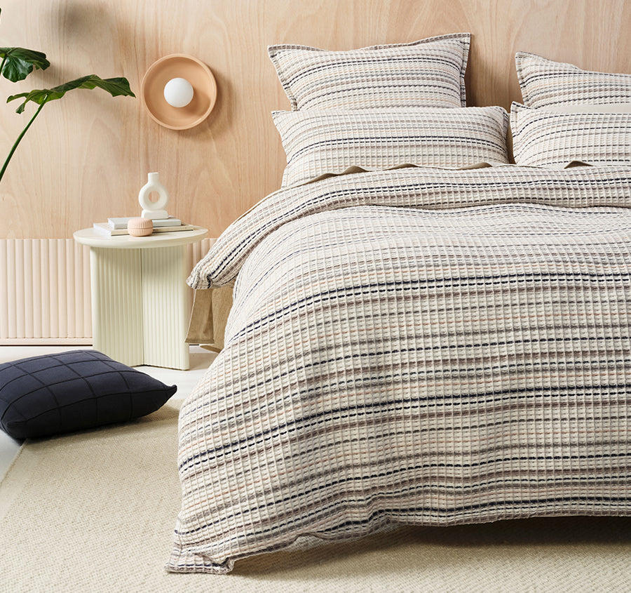 Dana Quilt Cover Set Range Mushroom