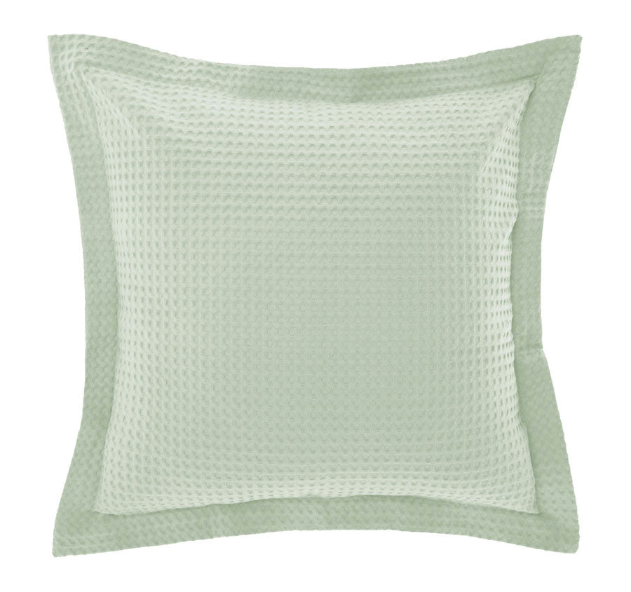 Deluxe Waffle European Pillowcase Mist