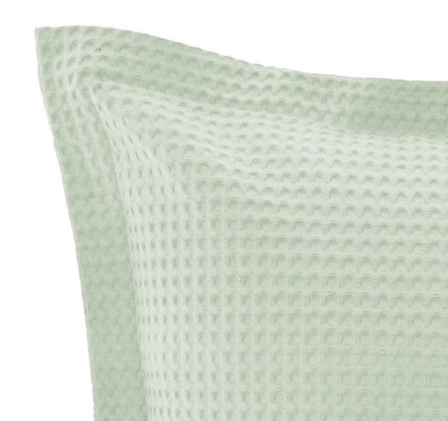 Deluxe Waffle European Pillowcase Mist