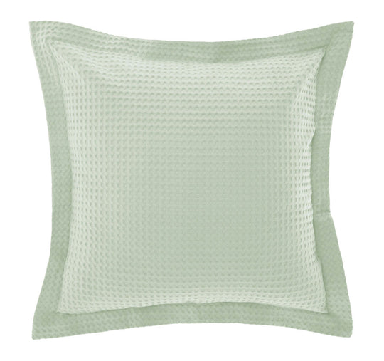 Deluxe Waffle European Pillowcase Mist