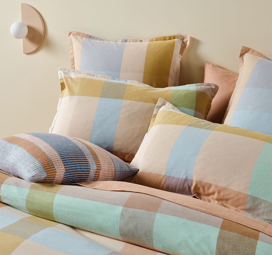 Eastwood Quilt Cover Set Range Hazelnut