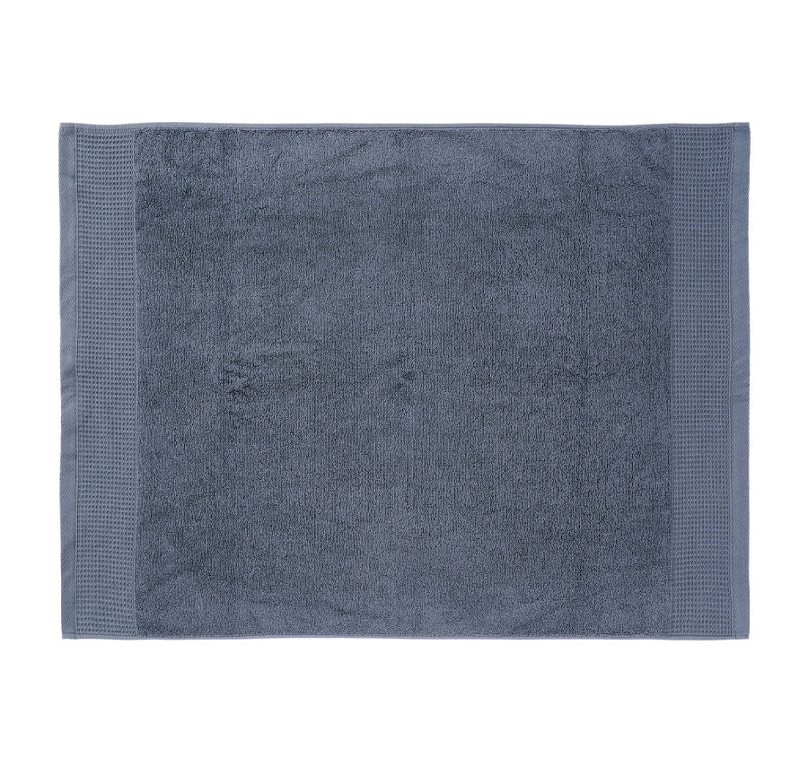 Eden 800GSM Cotton Bath Mat Bluestone