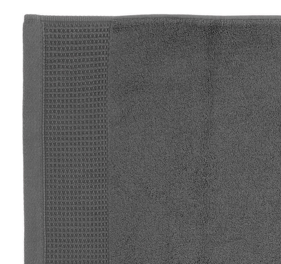 Eden 800GSM Cotton Bath Mat Charcoal