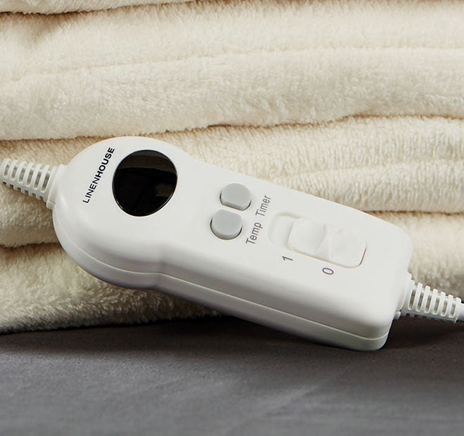 Electric 120x160cm Plush Throw Rug Natural