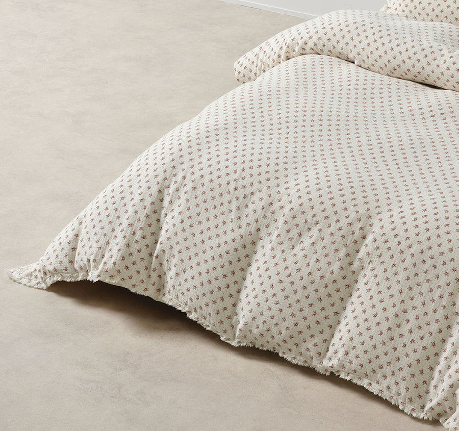 Eloise Quilt Cover Set Range Natural