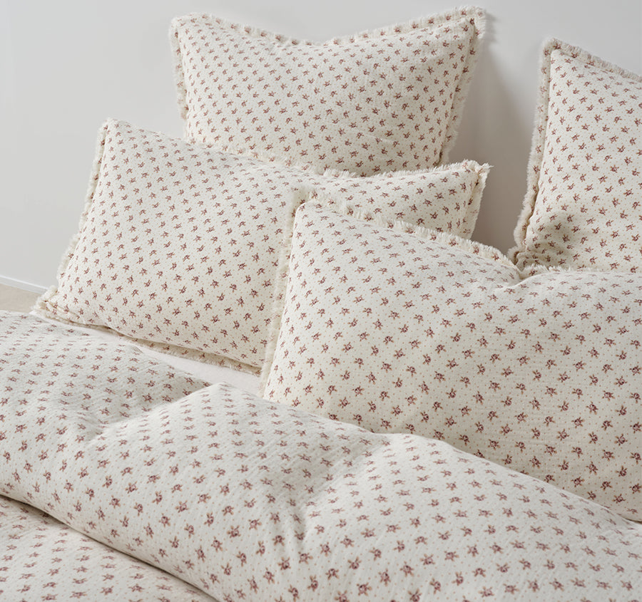 Eloise Quilt Cover Set Range Natural