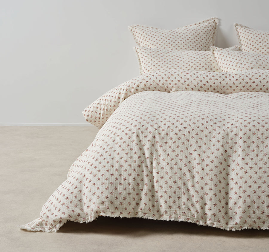 Eloise Quilt Cover Set Range Natural