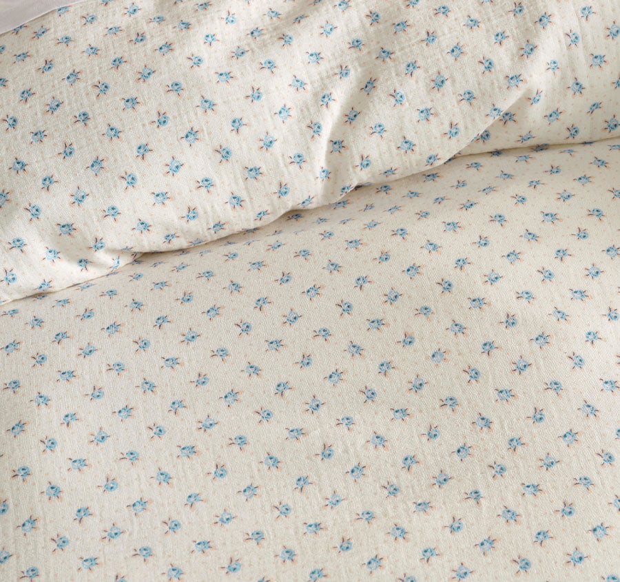 Eloise Quilt Cover Set Range Vanilla