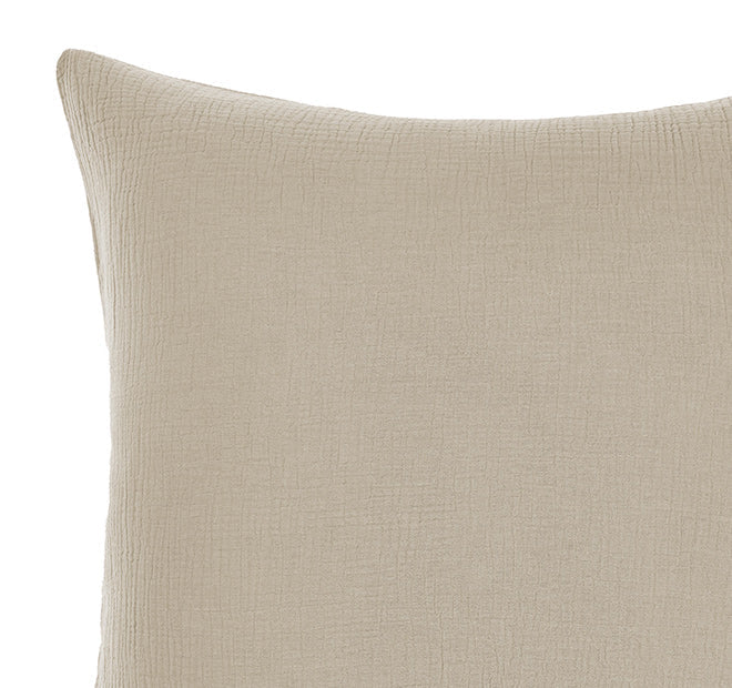 Elysian European Pillowcase Pebble