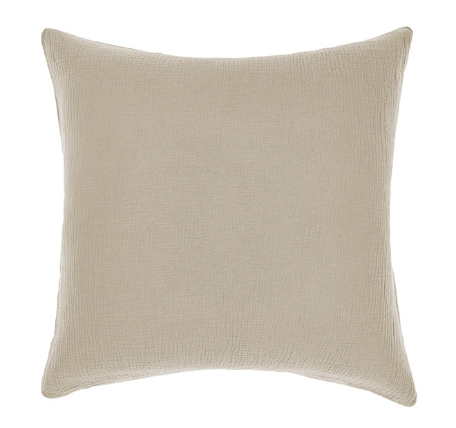Elysian European Pillowcase Pebble