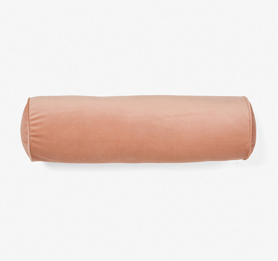 Enrique 18x60cm Filled Bolster Rose Clay