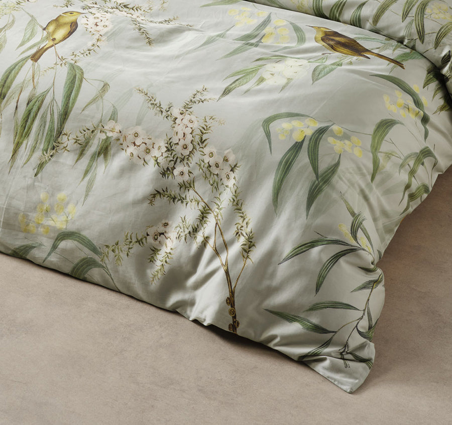 Eppalock Quilt Cover Set Range Seafoam