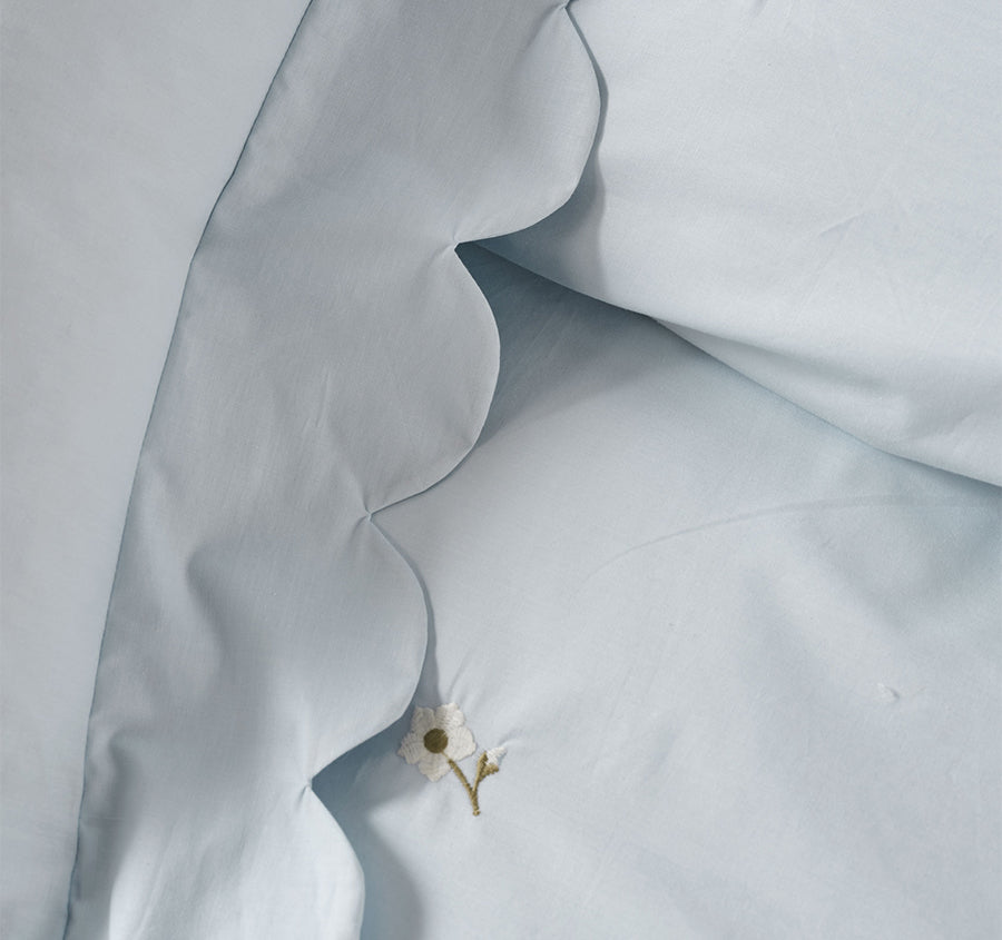 Eva Quilt Cover Set Range Sky