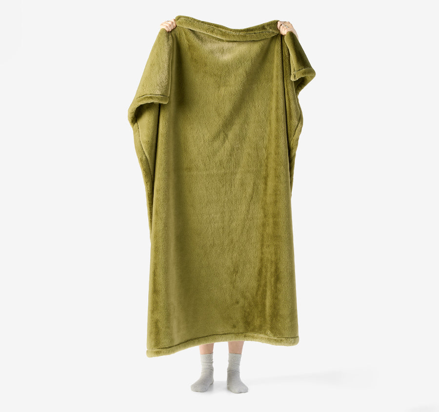 Evora 130x170cm Throw Rug Olive