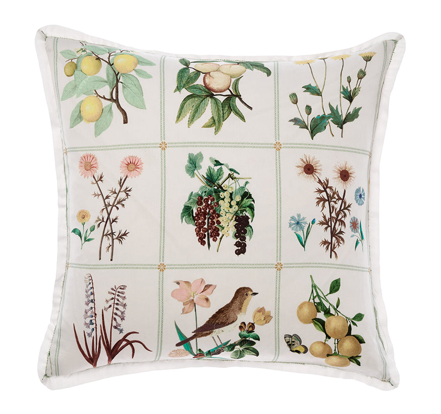 Garden Bed 48x48cm Filled Cushion Vanilla