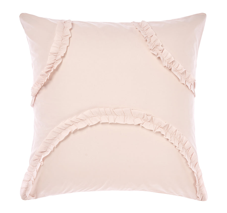 Gianna European Pillowcase Pink