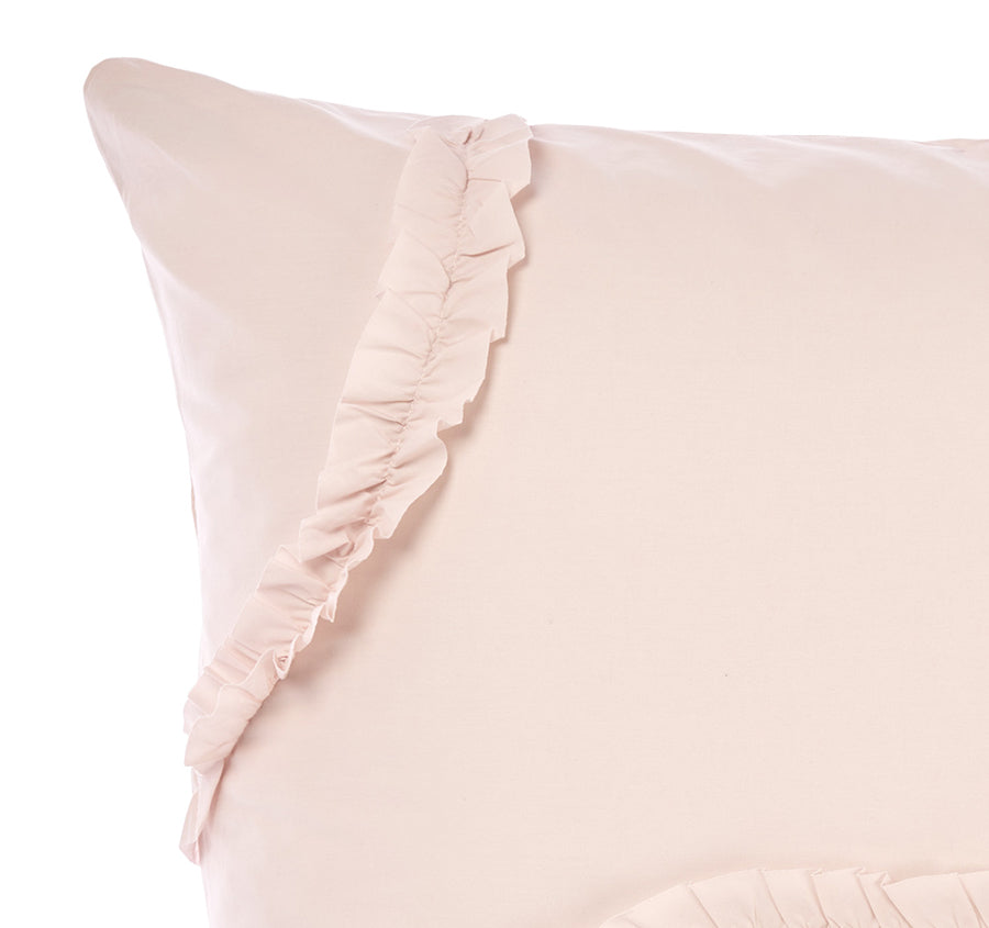 Gianna European Pillowcase Pink