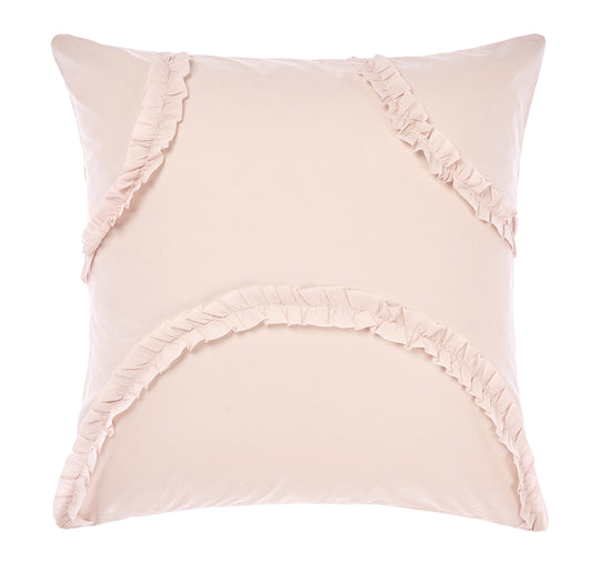 Gianna European Pillowcase Pink