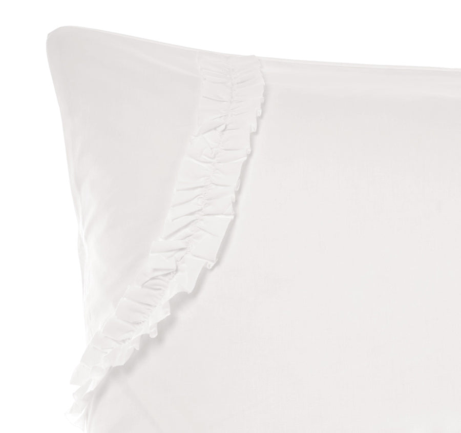 Gianna European Pillowcase White