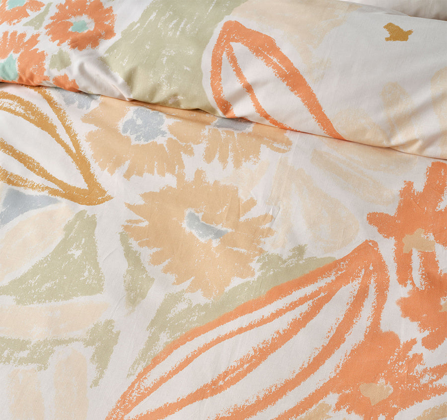 Gigi Quilt Cover Set Range Nectar