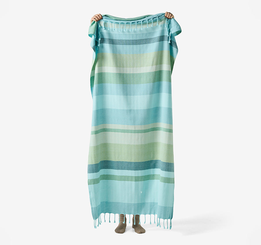 Hammam 100x180cm Beach Towel Aireys Aqua