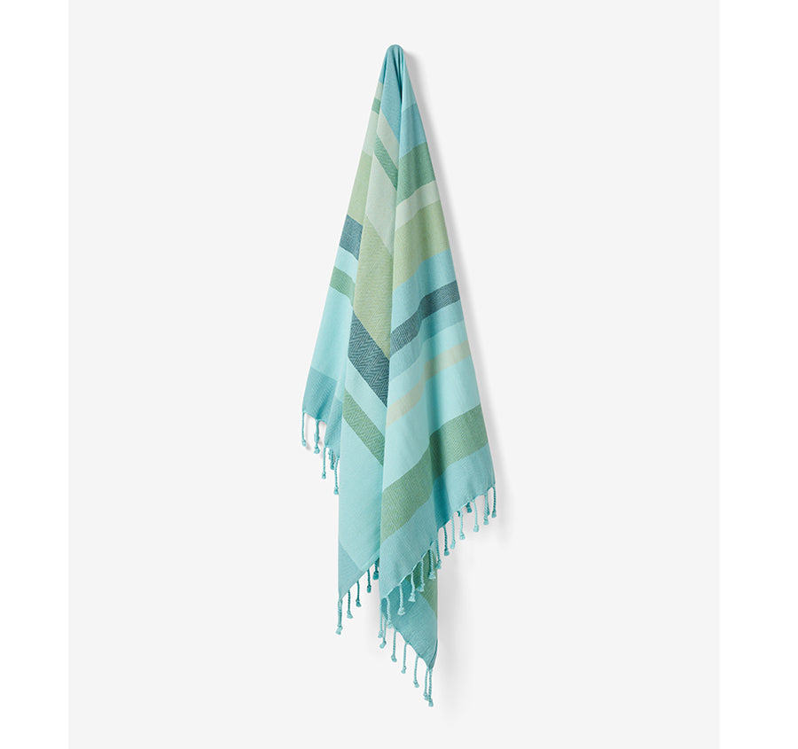 Hammam 100x180cm Beach Towel Aireys Aqua