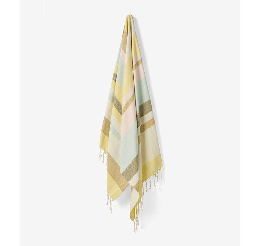 Hammam 100x180cm Beach Towel Aireys Yellow