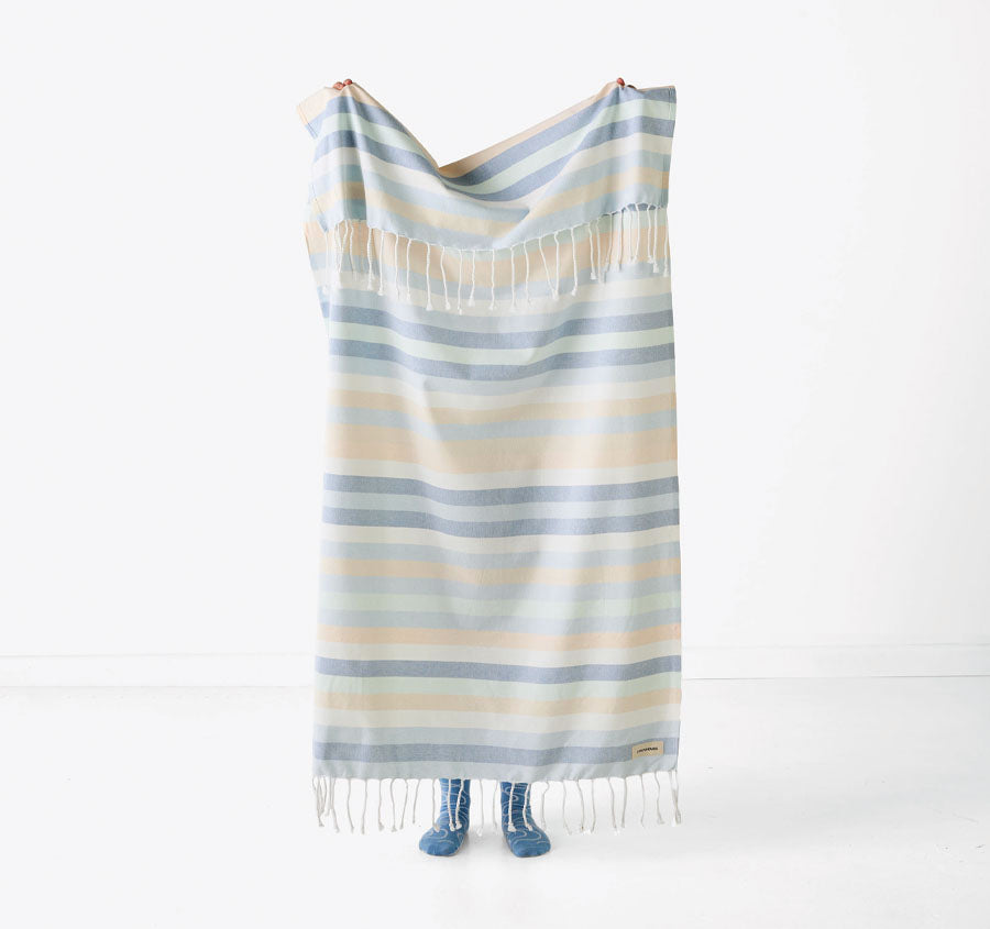 Hammam 100x180cm Beach Towel Lio Blue