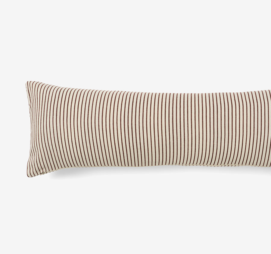 Hampshire 30x90cm Filled Cushion Chestnut
