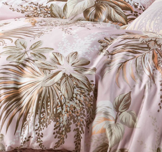 Harlow Quilt Cover Set Range Pink