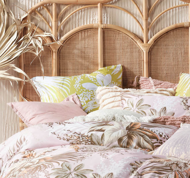 Harlow Quilt Cover Set Range Pink