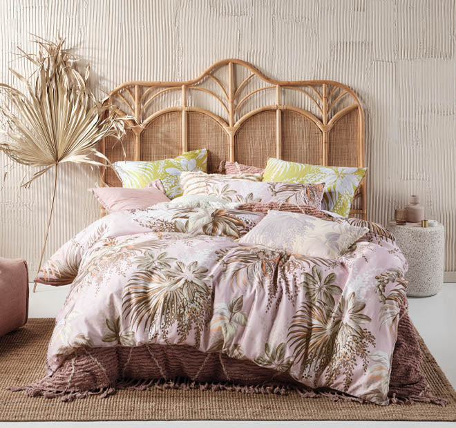 Harlow Quilt Cover Set Range Pink