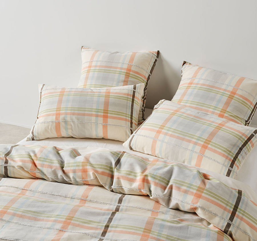 Hazelwood Quilt Cover Set Range Nectar