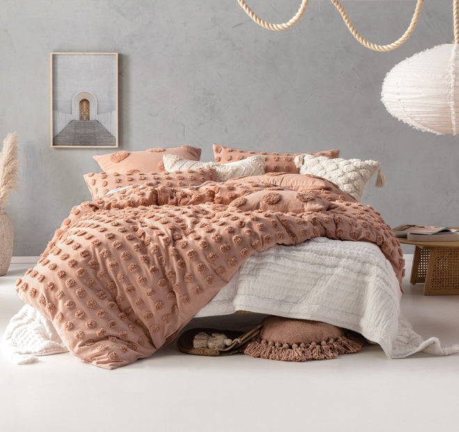 Haze Quilt Cover Set Range Maple