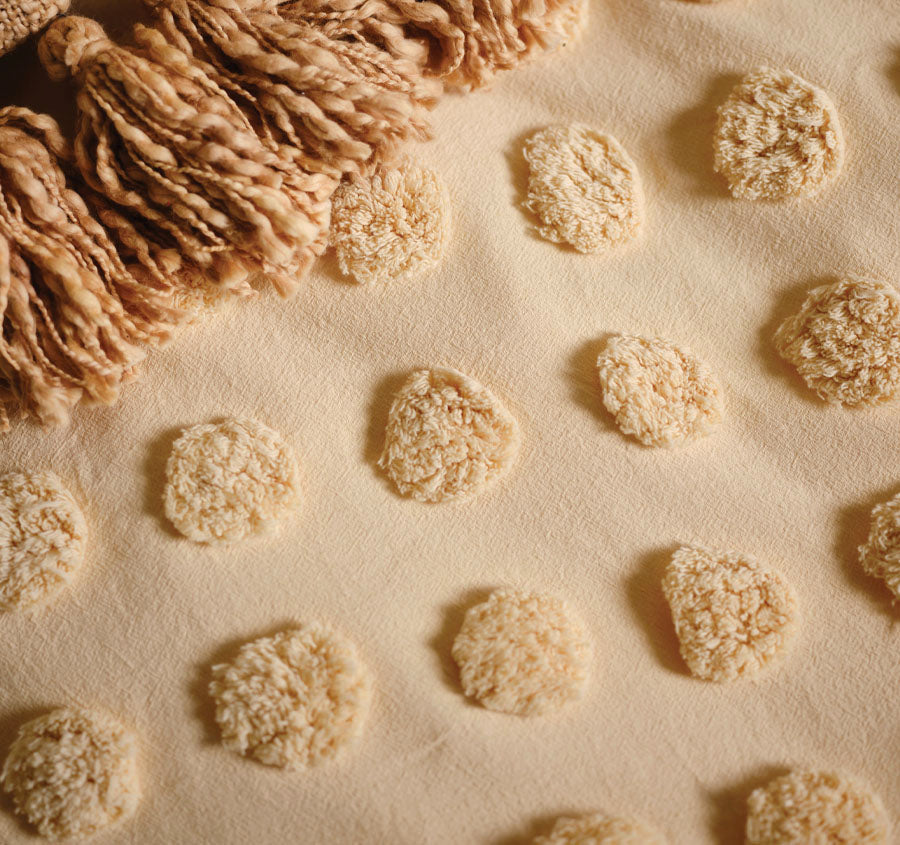 Haze Quilt Cover Set Range Pale Peach