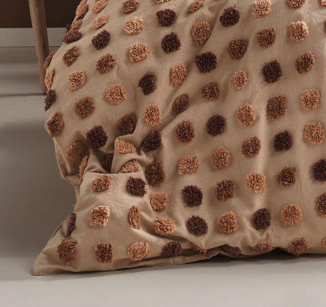 Haze Quilt Cover Set Range Pecan
